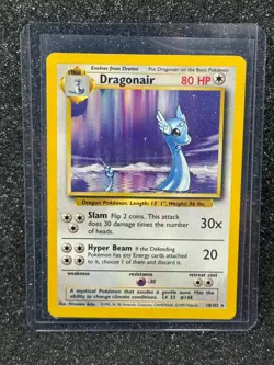 Dragonair 18/102 Base Set Non-Holo Rare Unlimited WOTC Pokemon TCG LP - Image 1
