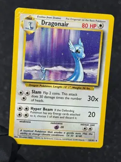 Dragonair 18/102 Base Set Non-Holo Rare Unlimited WOTC Pokemon TCG LP - Image 3