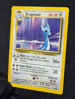 Dragonair 18/102 Base Set Non-Holo Rare Unlimited WOTC Pokemon TCG LP - Image 5