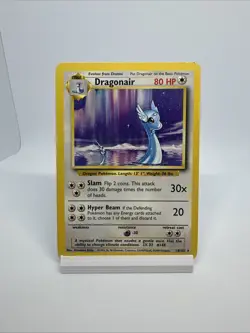 Dragonair 18/102 Base Set Non-Holo Rare Unlimited WOTC Pokemon TCG LP - Image 1