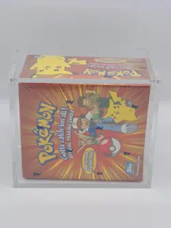 TOPPS POKEMON CARDS SERIES 1 SEALED BOOSTER BOX 36 PACKS SEALED RARE BLUE LABEL - Image 2