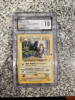 Pokemon Light Toxtricity Black Star Promo #SWSH137 Celebrations 2021 - CGC 10 - Image 1