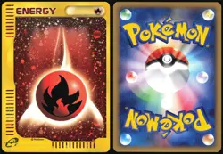 FIRE ENERGY MCDONALDS E PACK POKEMON JAPANESE HOLO PROMO 2002 LP - Image 1