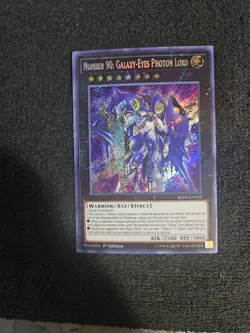 Yugioh 1x Number 90: Galaxy-Eyes Photon Lord BLRR-EN033 1st - Image 1