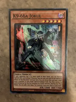 Yugioh! TCG - K9-66a Jokul - Super Rare - JUSH-EN032 - Justice Hunters - 1st - Image 1