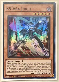 Yugioh! TCG - K9-66a Jokul - Super Rare - JUSH-EN032 - Justice Hunters - 1st - Image 1