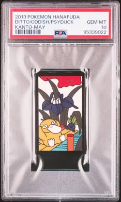 PSA 10 Pokemon Card hanafuda nintendo 2013 Kodak Ditto Oddish - Image 1