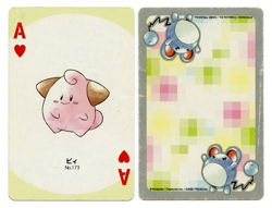 2000 Cleffa Ace of Hearts Pokemon Silver Part 2 Playing Card Japan Original - Image 1