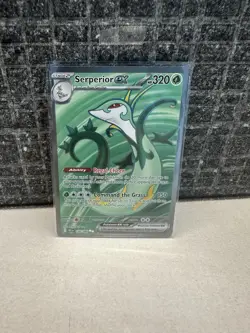 Pokemon TCG Serperior EX Card 156/086 Sv: Black Bolt English Near Mint Condition - Image 1