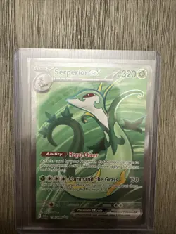 Pokemon TCG Serperior EX Card 156/086 Sv: Black Bolt English Near Mint Condition - Image 1