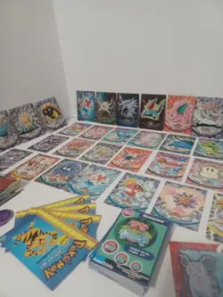 Pokemon Topps Tv Animation Edition 147 Card Lot+Tin/Please Read Description - Image 3