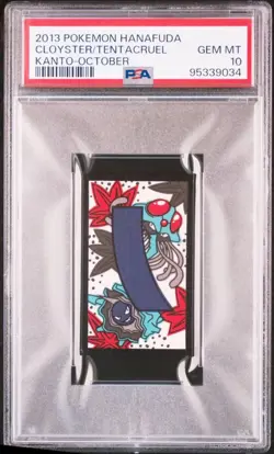 PSA 10 Pokemon Card hanafuda nintendo 2013 Tentacle Jellyfish Parshen - Image 1
