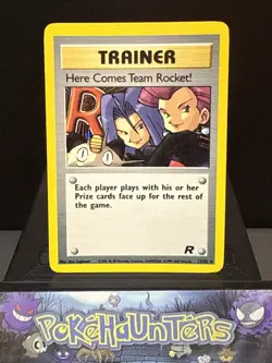 Pokemon Card Here Comes Team Rocket! 15/82 Team Rocket WOTC Holo Rare LP - Image 1
