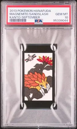PSA 10 Pokemon Card hanafuda nintendo 2013 Sandpan Coil - Image 1