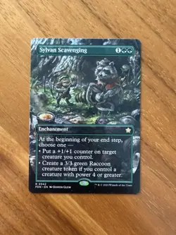 Sylvan Scavenging - Borderless - Magic The Gathering - MTG - Foundations - Image 1