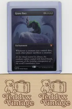 Grave Pact | Borderless Variant | 0639 | CMM | NM | MTG - Image 1