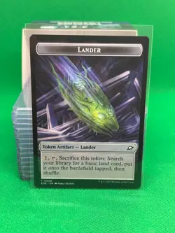 MTG - Beast / Lander Edge of Eternities Tokens - Image 2
