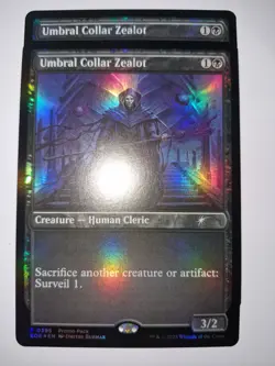 Umbral Collar Zealot FOIL PROMO- EOE NM MTG Special Limited Promo Dark frame. - Image 2