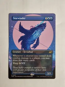 Starwinder- Edge of Eternities Borderless Regular MTG-NM - Image 1