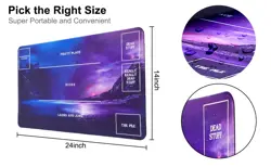 Biouai Playmat for MTG Magic The Gathering - Stitched Play Mat with Tube Case... - Image 5