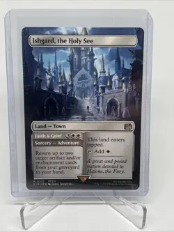 Ishgard, the Holy See (Extended Art) MTG Final Fantasy FIN (310) R Sorcery Land - Image 1