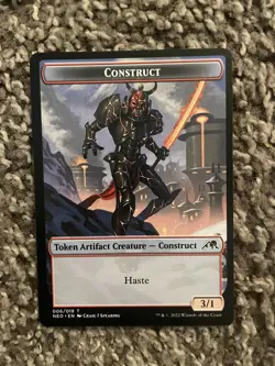 Construct Token (006) Kamigawa: Neon Dynasty MTG #6 Token - Image 1
