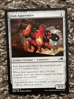 Iron Apprentice Kamigawa: Neon Dynasty MTG #248 Common - Image 1