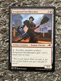 Scrapyard Steelbreaker Kamigawa: Neon Dynasty MTG #160 Common - Image 1