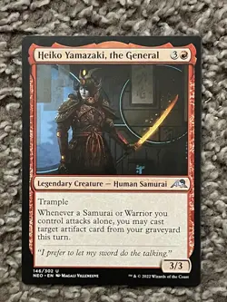 Heiko Yamazaki, the General Kamigawa: Neon Dynasty MTG #146 Uncommon - Image 1