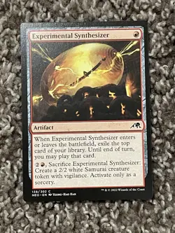 Experimental Synthesizer Kamigawa: Neon Dynasty MTG #138 Common - Image 1