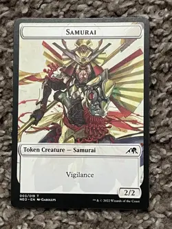Samurai Token Kamigawa: Neon Dynasty MTG #3 Token - Image 1