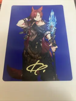 Art Series (51/53) Gold Signature G'raha Tia, Scion Reborn MTG Final Fantasy - Image 2