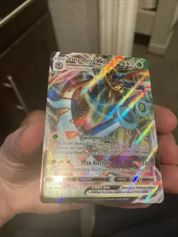 Dhelmise VMAX Rainbow Ultra Rare Shining Fates 010/072 2021 Pokemon TCG - Image 3