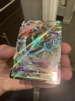 Dhelmise VMAX Rainbow Ultra Rare Shining Fates 010/072 2021 Pokemon TCG - Image 4