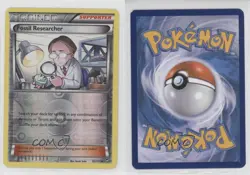Fossil Researcher Reverse Foil Pokemon XY Furious Fists #92 wq8 - Image 3