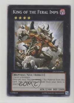 King of the Feral Imps Unlimited YuGiOh Lord Tachyon Galaxy #LTGY-EN056 10ou - Image 1