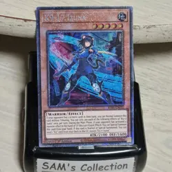 K9-17 Izuna JUSH-EN031 Starlight Rare YGO Yugioh Justice Hunters - Image 1