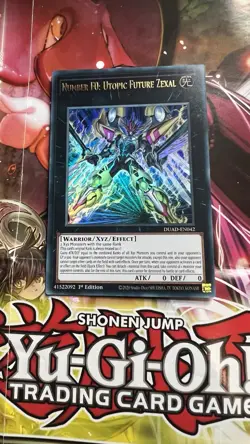 DUAD-EN042 Number F0: Utopic Future Zexal Ultra Rare 1st Ed YuGiOh - Image 1