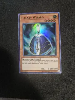 Galaxy Wizard OP09-EN005 Super Rare Yugioh Card - Image 1