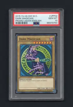 PSA 10 Dark Magician JPP02 Asian English Promo 2015 Yugioh - Image 1