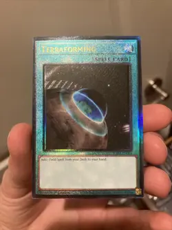 Terraforming Prismatic Ultimate Rare Card RA04-EN084 LP - Image 1