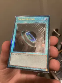 Terraforming Prismatic Ultimate Rare Card RA04-EN084 LP - Image 2