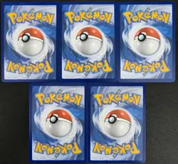 HOLO Pokemon Black Bolt & White Flare SVE Energy Card Lot NM Qty 5 - Image 2