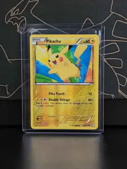 Pikachu 50/149 2012 Reverse Holo Boundaries Crossed Pokemon Card LP - Image 3