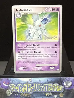Pokemon Card Nidorina 73/111 2009 World Championship Decks Near Mint - Image 1