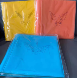 Lot 3 Pokemon S-Chinese Flareon Jolteon Vaporeon Eevee GX 480 slots Card Binder - Image 1