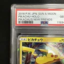 PSA 10 Pokemon Card Pikachu SM0 Pikachu and New Friends 004/004 - Image 2
