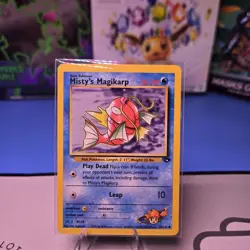 Unlimited Gym Challenge Misty’s Magikarp 88/132 Pokemon Card WOTC Vintage - Image 1