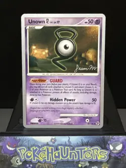 Pokemon Card Unown G 57/106 2009 World Championships Non Holo NM - Image 1