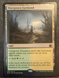 Overgrown Farmland - Innistrad: Midnight Hunt (MTG) - Image 1